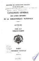 Catalogue général des livres imprimés: auteurs - collectivités-auteurs - anonymes, 1960-1964