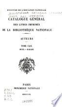 Catalogue général des livres imprimés: auteurs - collectivités-auteurs - anonymes, 1960-1964