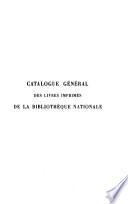 Catalogue général des livres imprimés: auteurs - collectivités-auteurs - anonymes, 1960-1964