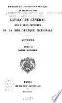 Catalogue général des livres imprimés: auteurs - collectivités-auteurs - anonymes, 1960-1964