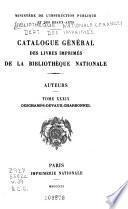 Catalogue général des livres imprimés: auteurs - collectivités-auteurs - anonymes, 1960-1964