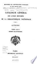 Catalogue général des livres imprimés: auteurs - collectivités-auteurs - anonymes, 1960-1964