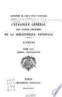 Catalogue général des livres imprimés: auteurs - collectivités-auteurs - anonymes, 1960-1964
