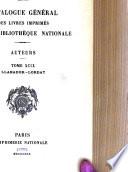 Catalogue général des livres imprimés de la Bibliothèque nationale