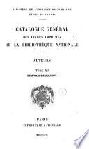 Catalogue général des livres imprimés de la Bibliothèque Nationale