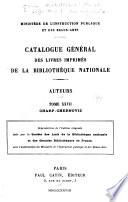 Catalogue général des livres imprimés de la Bibliothèque nationale