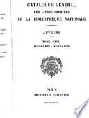 Catalogue général des livres imprimés de la Bibliothèque nationale