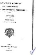 Catalogue général des livres imprimés de la Bibliothèque nationale