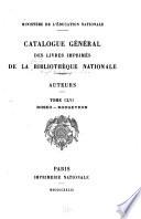 Catalogue général des livres imprimés de la Bibliothèque nationale