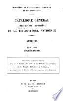 Catalogue général des livres imprimés de la Bibliothèque nationale