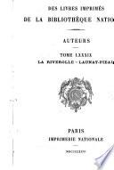 Catalogue général des livres imprimés de la Bibliothèque nationale