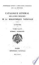 Catalogue général des livres imprimés de la Bibliothèque nationale