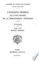 Catalogue général des livres imprimés de la Bibliothèque nationale