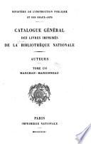 Catalogue général des livres imprimés de la Bibliothèque nationale