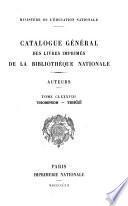 Catalogue général des livres imprimés de la Bibliothèque nationale