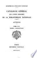 Catalogue général des livres imprimés de la Bibliothèque nationale