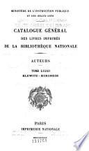 ... Catalogue général des livres imprimés de la Bibliothèque nationale: Klewitz-Koroneos. 1924