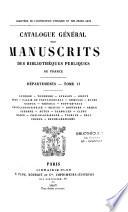 Catalogue général des manuscrits des bibliothèques publiques de France
