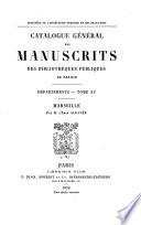 Catalogue général des manuscrits des bibliothèques publiques de France