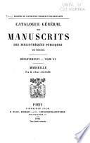 Catalogue général des manuscrits des bibliothèques publiques de France