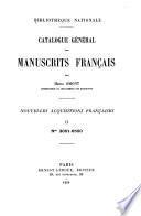 Catalogue général des manuscrits français
