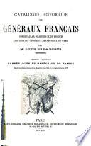 Catalogue historique des généraux français