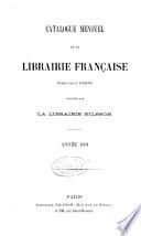 Catalogue Mensuel de la Librairie Française
