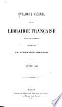 Catalogue mensuel de la librairie française