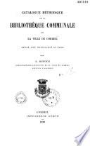 Catalogue methodique de la bibliotheque communale de la ville de Corbeil