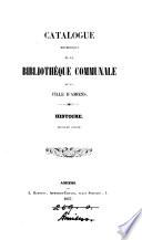 CATALOGUE METHODIQUE DE LA BIBLIOTHEQUE COMMUNALE