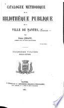Catalogue methodique
