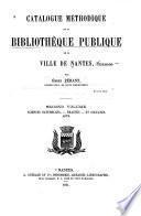 Catalogue methodique