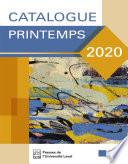 Catalogue PUL printemps 2020