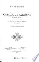 Catalogue raisonné de l'oeuvre de J.J. de Boissieu