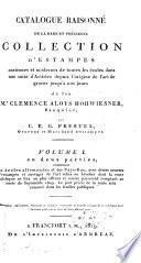 Catalogue raisonné de la collection d'estampes de feu M. Clem. Al. Hohwiesner