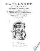 Catalogue raisonne de la collection de livres de --- negociant a Amsterdam