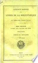 Catalogue raisonné des livres de la bibliotheque de m. Ambroise Firmin Didot