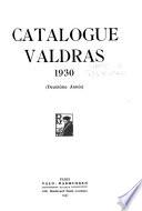 Catalogue Valdras