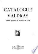 Catalogue Valdras