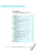 Catalyse de Polymerisation