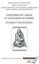 Catégories de langue et catégories de pensée