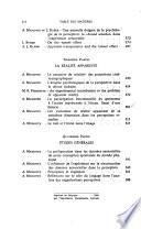 Causalité, permanence et réalité phénoménales
