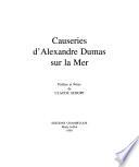 Causeries d'Alexandre Dumas sur la mer