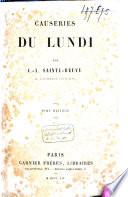 Causeries du lundi