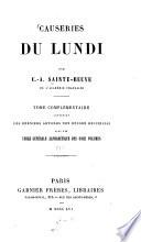 Causeries du lundi