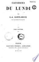 Causeries du lundi