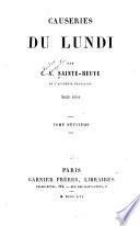 Causeries du lundi