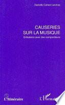 CAUSERIES SUR LA MUSIQUE