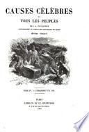 Causes célèbres de tous les peuples