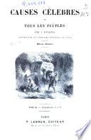 Causes célèbres de tous les peuples: Livraison 51 à 75